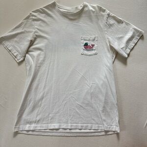 Vineyard Vines White Duck Hunting Short Sleeve Tee